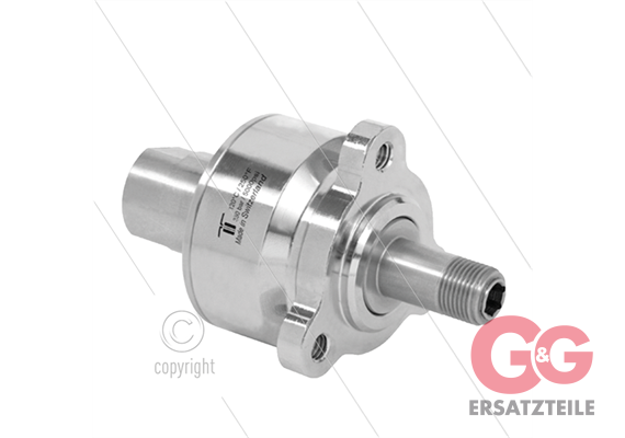 DYW Drehgelenk - dreifach gelagert - M12x1,5 AG x 1/4" IG - 350 Bar - NW6 - 2000 U/min