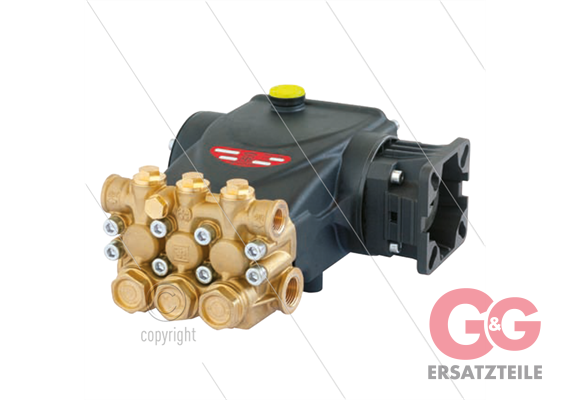 E2E2113C3/4" Hochdruckpumpe - 13 l/min - 210 Bar - 3400 U/min - 5,22 kW - Welle R