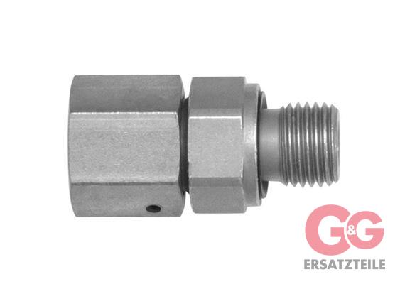 EGE 12 SR 3/8 WD Stahl verzinkt Gerade einstellbare Verschraubung