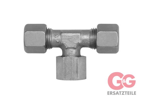 ETVD 15 L Edelstahl Einstellbare T-Verschraubung