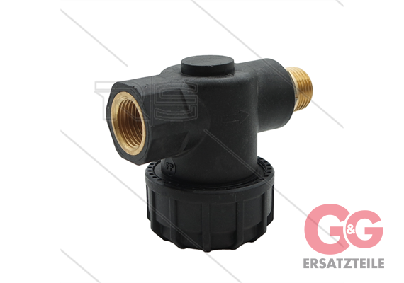 F5 - Kunststoff Filter - 300 mµ - 10 bar - 30 l/min - max 40°C - 1/2" IG x 1/2" AG