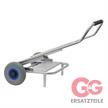 Fahrwagen für Schlauchaufroller ST-71 + STKI 20+40 Edelstahl Luftbereift | Bild 5