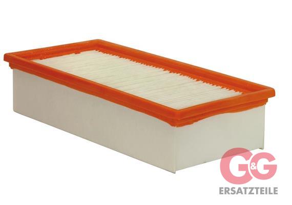 Faltenfilter 300x140x68 PES-Vlies