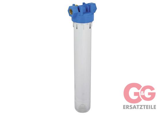 Filtergehäuse 20" 3/4"IG ohne Filtereinsatz 583 mm
