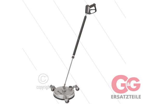 FL-AER300 - Flächenreiniger mit Absaugfunktion (Ø50mm) - Ø300mm - 275 Bar - max 120°C