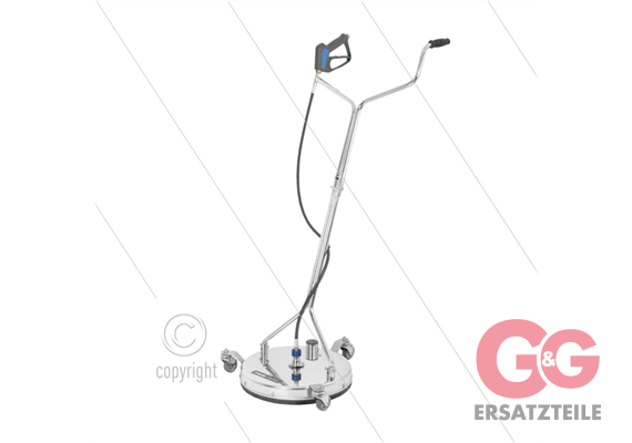 FL-AER410 - Flächenreiniger mit absaugfunktion (Ø50mm) - Ø410mm - 275 Bar - max 120°C