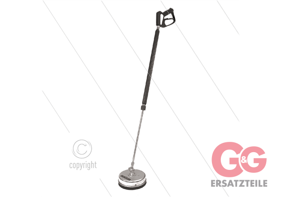 FL-EG200 - Flächenreiniger - Ø200mm - 275 Bar - max 120°C - 3/8" IG