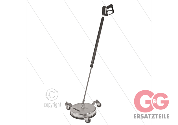 FL-ER300 - Edelstahl -mit Schwenkrollen - 275 Bar - 300 mm -