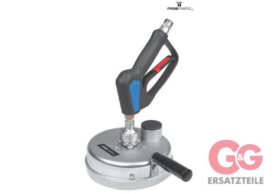 Flächenreiniger-ABK-Air mit Pistole+Düsen FL-ABK ø200 G3/8"F (G1/4", 1/8") 350bar