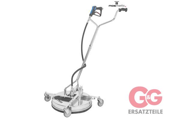 Flächenreiniger-Air mit Pistole FL-AH-520 G1/2"-F 4x1/4"NPT-F 350bar