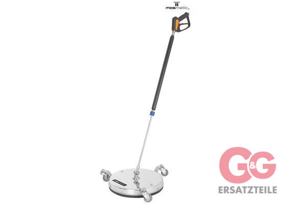 Flächenreiniger-Eco-Roller-Gabel mit Pisole+Düse FL-ERG ø410 G3/8"-F (M22) out:1/8" 275bar