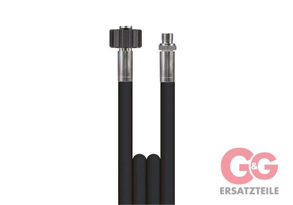 flexy® DN06 500 bar 20 M. DKO 22x1,5 : 1/4"AG glatte Decke. Armaturen kpl. aus Edelstahl