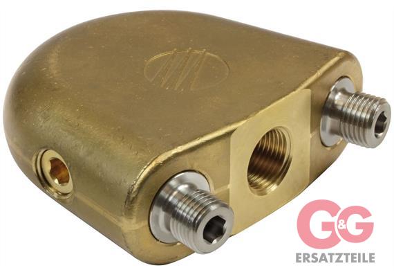 Flunderdüsenträger 1/2"IG für 2x1/4"NPT