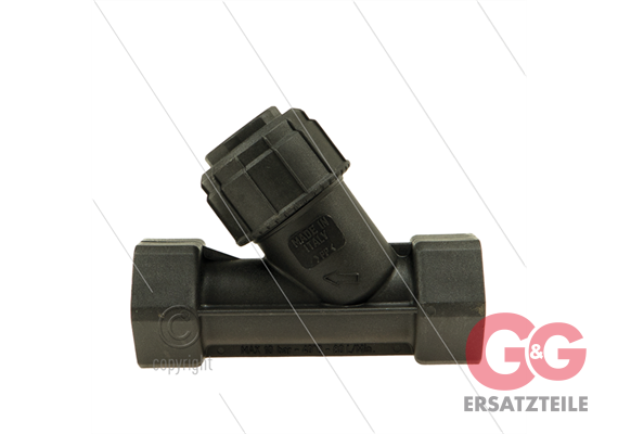FY5 - Kunststoff Y-Filter - 300 mµ - 10 bar - 80 l/min - max 40°C - 2 x 1" IG