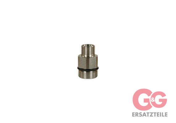 Gegennippel 24x1,5:3/8"AG 700 bar Edelstahl
