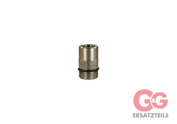 Gegennippel 24x1,5AG:3/8"IG 700 bar Edelstahl