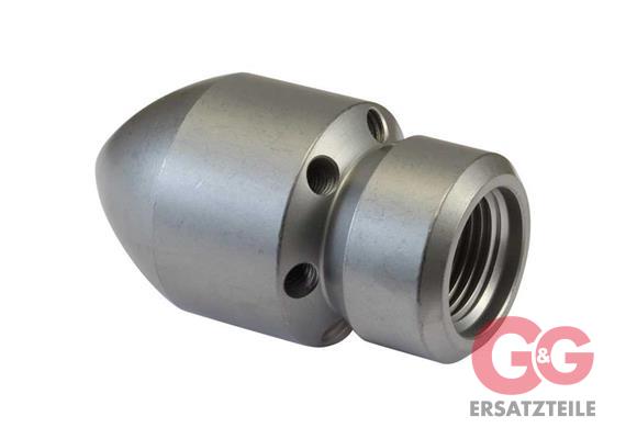 Granat-30° 3/8"IG mit Frontbohrung D=060 1 x vorn, 6 x hinten