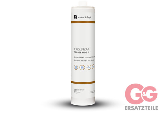 GREASE HDS 2 Synthetisches Hochdruck-Schmierfett für die Lebensmittelindus 500 g-Kartusche