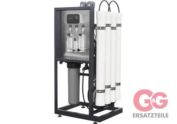 G&G Umkehrosmoseanlage mit vier Druckrohren 1000 L/Stunde Permeat