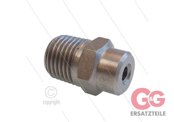 HD-Düse 1/4" AG - 00400 - Spritzwinkel 0°