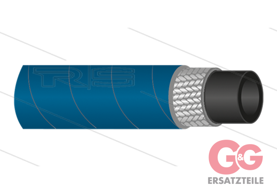 HD-Schlauch 1SN-315-08 (5/16") - blau - 315 Bar - Ø14,7mm - 150°C