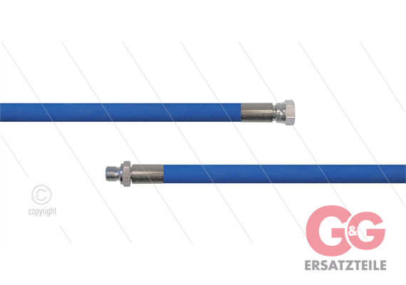 HD-Schlauch blau 1SC-06 - 25m - 1/4" DKR x 1/4" AGR - ohne GKS