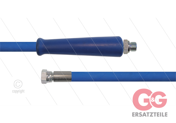HD-Schlauch blau 1SC-10 - 20m - 3/8" AGR x 3/8" DKR - 1x GKS