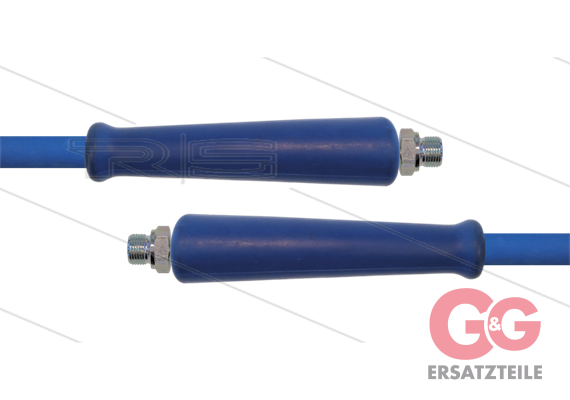 HD-Schlauch blau 1SN Plus-08 - 10m - 2x 1/2" AGR - 2x GKS - 315 Bar