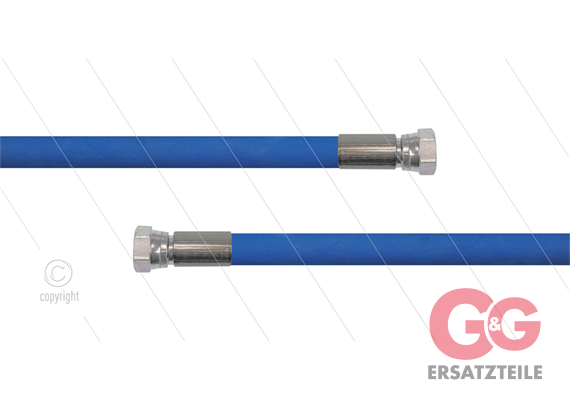 HD-Schlauch blau 2SC-08 - 20m - 2x 1/4" DKR - ohne GKS - 400 Bar