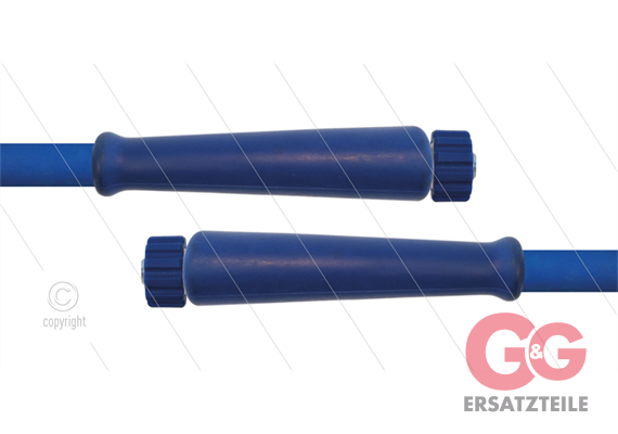 HD-Schlauch blau 2SC-12 - 10m - 2x M22x1,5 HV konisch - 2x GKS - 400 Bar