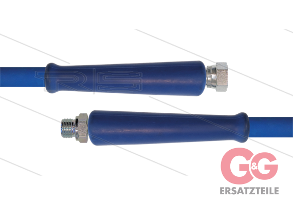 HD-Schlauch blau 2SC-12 - 15m - 1/2" DKR x 1/2" AGR - 2x GKS - 400 Bar