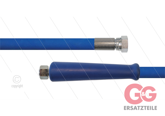 HD-Schlauch blau 2SC-12 - 15m - 1/2" DKR x M22x1,5 (15L) DKOL - 1x GKS