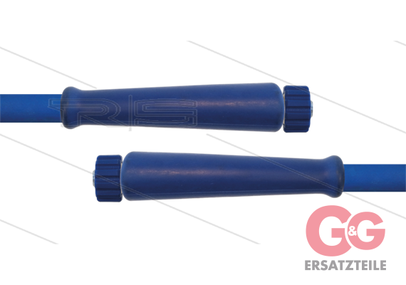 HD-Schlauch blau 2SC-12 - 15m - 2x M22x1,5 HV konisch - 2x GKS - 400 Bar