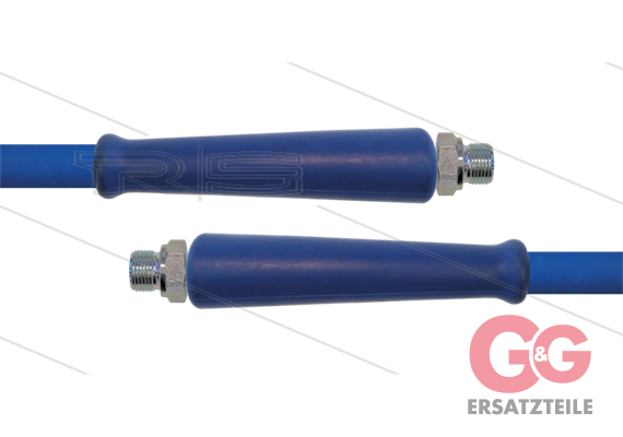 HD-Schlauch blau 2SC-12 - 5,0m - 2 x 3/8" AGR - 2x GKS - 400 Bar