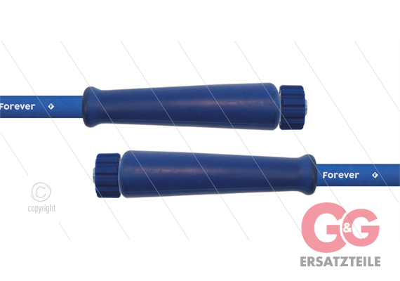 HD-Schlauch blau 2SCX-08 - Forever - 20m - 2x M22x1,5 HV konisch - 2x GKS - 400 Bar