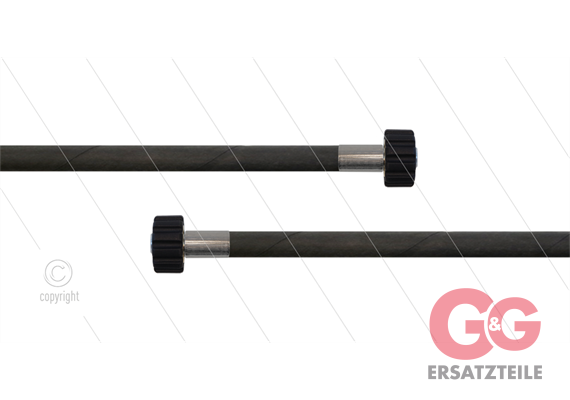 HD-Schlauch schwarz 1SC-06 - 25m - 2x M22x1,5 HV Konisch - o