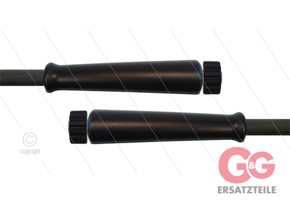 HD-Schlauch schwarz 1SN Plus-08 - 15m - 2x M22x1,5 HV flach - 2x GKS - 315 Bar