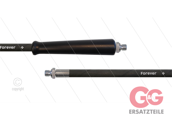 HD-Schlauch schwarz - 2SCX-10 - Forever - 20m - 2x 3/8" AGR - 1x GKS - 400 Bar