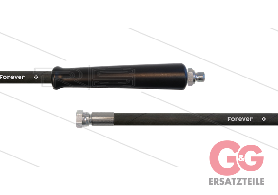 HD-Schlauch schwarz - 2SCX-10 - Forever - 20m - 3/8" AGR x 3/8" DKR