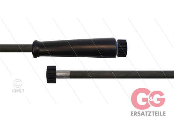 HD-Schlauch schwarz 2SN-08 - 30m - 2x M22x1,5 HV konisch - 1x GKS - 400 Bar