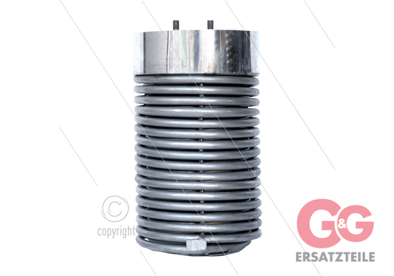 Heizschlange - TEHA - Stahl - BR1000(G) - 300 Bar - 3/8" AG - öl- und gasbeheizt - H: 685m