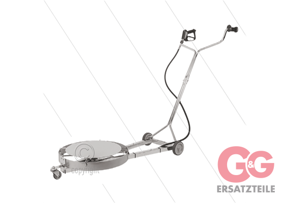 HUR-520 - mobiler Unterbodenwäscher - Ø520mm - 275 Bar - max 120°C - 3/8" IG