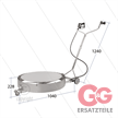 HUR-750 - mobiler Unterbodenwäscher - Ø750mm - 275 Bar - Rot | Bild 2