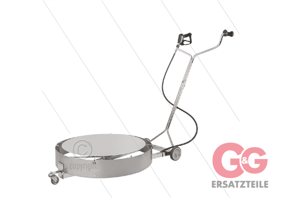 HUR-750 - mobiler Unterbodenwäscher - Ø750mm - 275 Bar - Rot