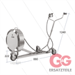 HURp-520 - PRO - mobiler Unterbodenwäscher - einstellbar - Ø520mm - 275 Bar - max 120°C | Bild 2