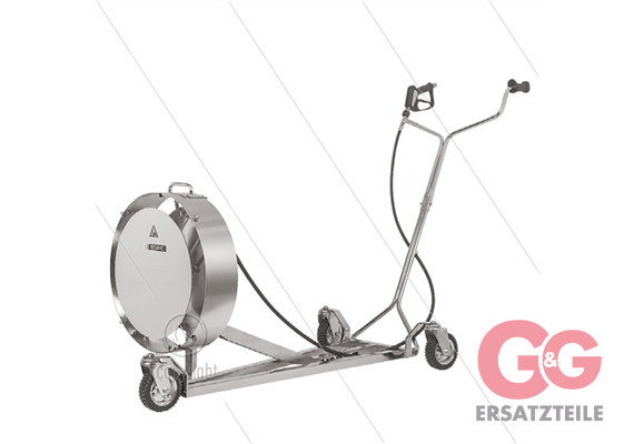 HURp-520 - PRO - mobiler Unterbodenwäscher - einstellbar - Ø520mm - 275 Bar - max 120°C