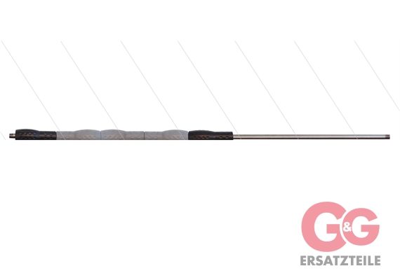 Iso88 lans L=2000mm - draaibare isolatie 500mm - zwart/grijs