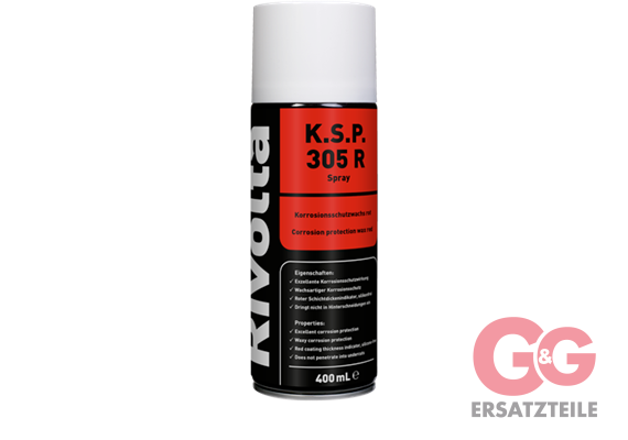 K.S.P. 305 R Korrosionsschutzwachs rot 400 ml Spraydose