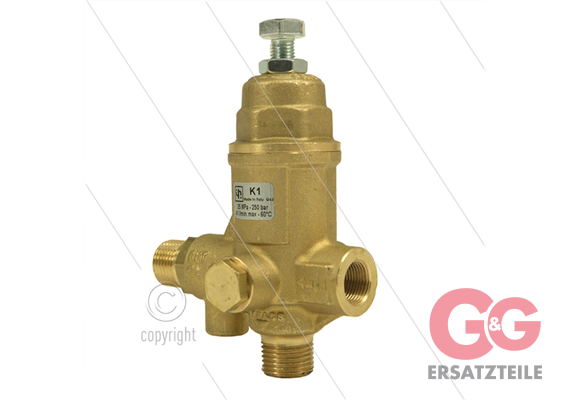 K1.0 - Druckregelventil - 250 Bar - 9 bis 41 l/min - max 60°C - Eingang: 3/8" IG - Ausgang
