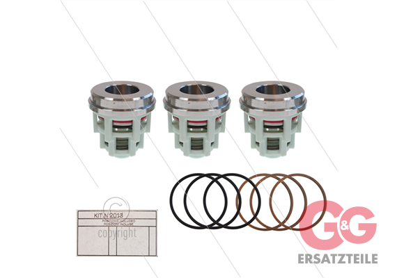 Kit 2013 - Satz Druckventile (3x) - Serie 71 + 71(V)HT + PratissoliKF40